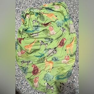 Posh Peanut Safari Animal Print bassinet sheet